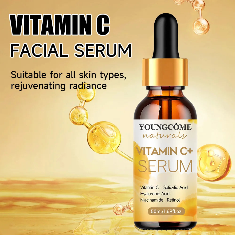 Vitamin C Facial essence Anti-aging Essence,hyaluronic acid and retinol,Improves elasticity, Repairing Moisturizing Nourishing