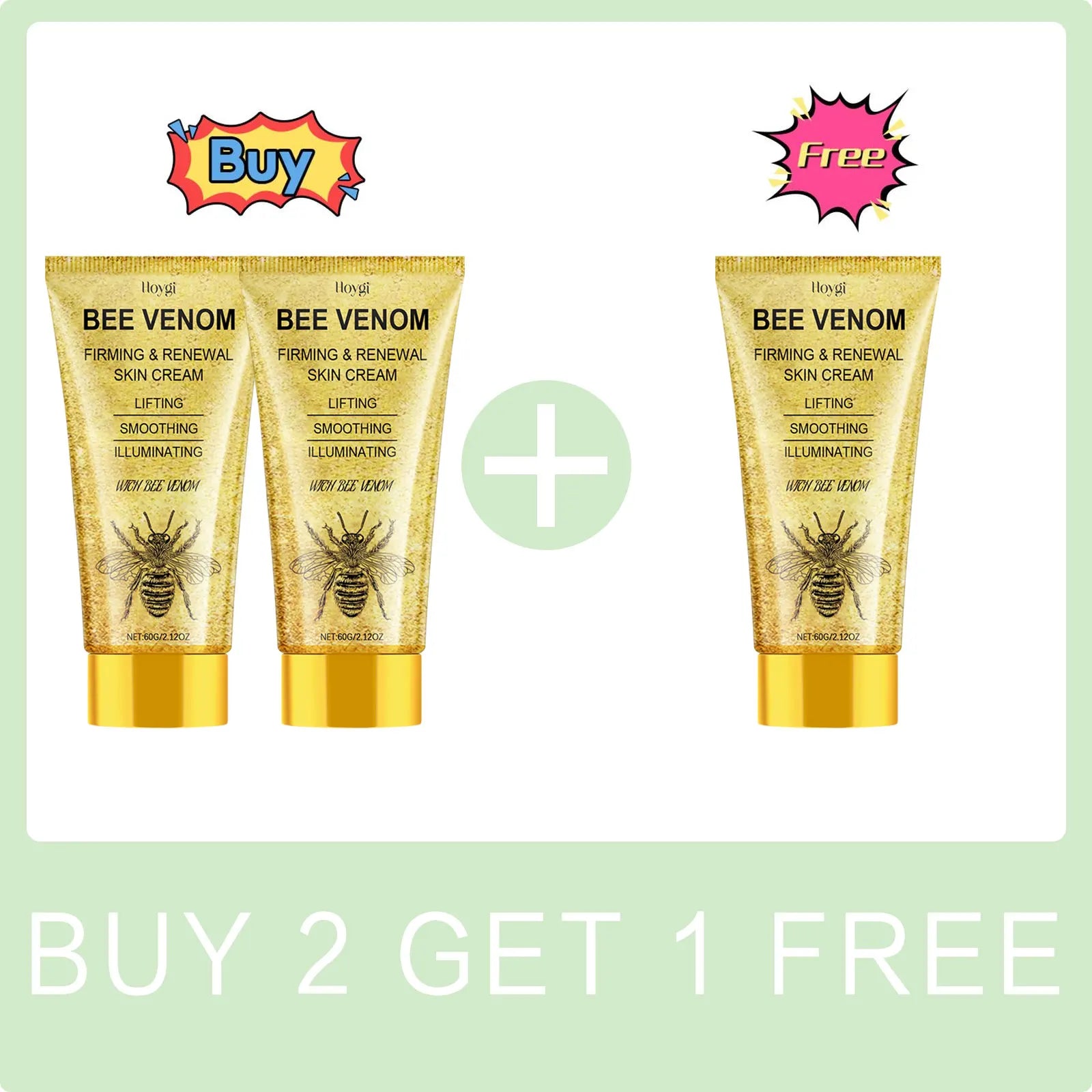 Bee Venom Face Cream Fade Fine Lines Improve Sagging Skin Firming Increase Elasticity Tightening Lifting Nourishing Facial Care