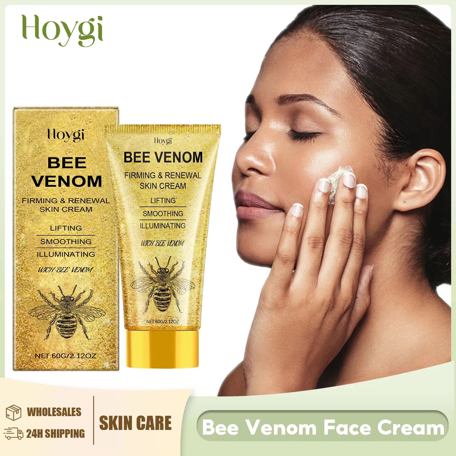Bee Venom Face Cream Fade Fine Lines Improve Sagging Skin Firming Increase Elasticity Tightening Lifting Nourishing Facial Care