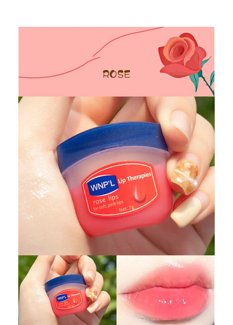 4pcs Natural Plant Lipstick Whitening Lipstick Base Moisturizing Cream Anti Crack Lip Care Jelly Color Makeup Lip Gloss